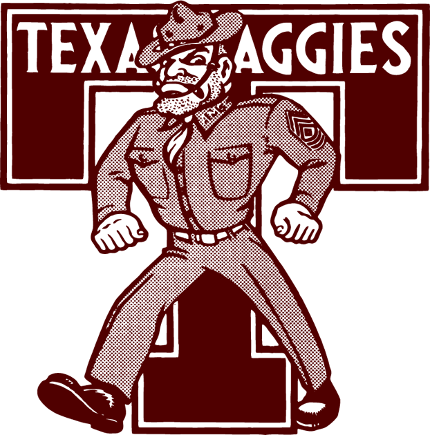 Texas A&M Aggies 1972-1980 Primary Logo iron on transfers for clothing